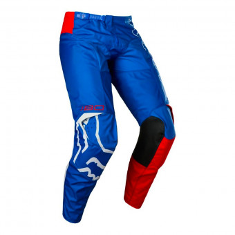 Pantalone Cross FOX 180 Skew White Red Blue Pant Bambino