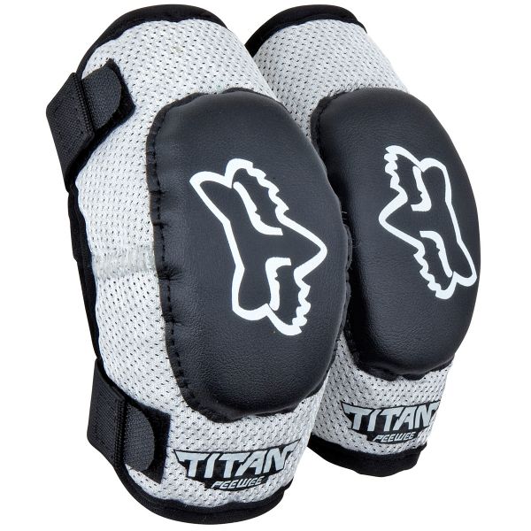 Gomitiere Cross FOX Titan Elbow Bambino Black Silver Gomitiere Cross FOX Titan Elbow Bambino Black Silver