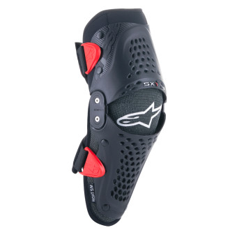 Ginocchiere Cross Alpinestars SX-1 Youth Knee Protector Black Red