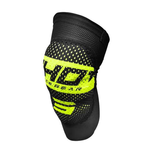 Ginocchiere Cross SHOT Airlight Black Neon Yellow Knee Bambino
