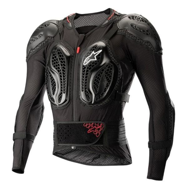 Pettorina Alpinestars Bionic Action Black Red Pettorina Alpinestars Bionic Action Black Red