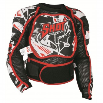 Gilet di protezione Cross SHOT Airlight Bianco Kid