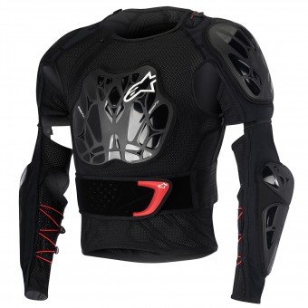 Pettorina Alpinestars Bionic Jacket Black Red Bambino