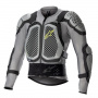 Gilet di protezione Cross Alpinestars Bionic Action V2 Grigio Nero Giallo Fluo