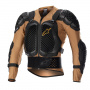 Gilet di protezione Cross Alpinestars Bionic Action V2 Sabbia Nero Mandarino
