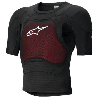 Gilet di protezione Cross Alpinestars Bionic Plasma LT Protection Jacket Ss Black White