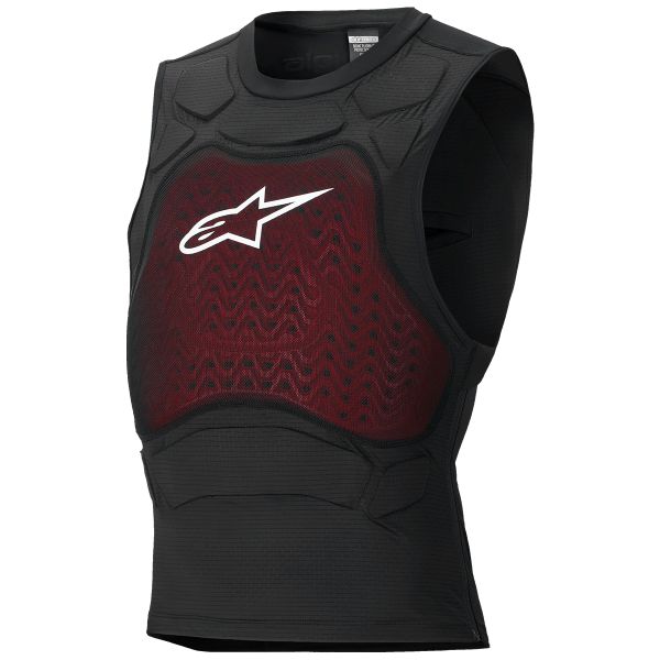 Gilet di protezione Cross Alpinestars Bionic Plasma LT Protection Vest Black White