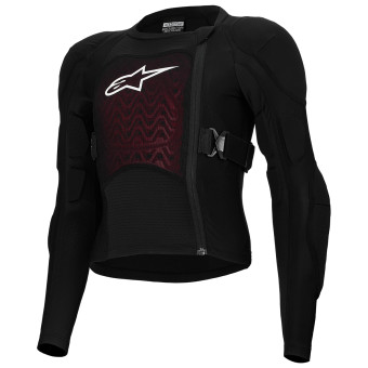 Gilet di protezione Cross Alpinestars Bionic Plasma LT Youth Protection Jacket Black White