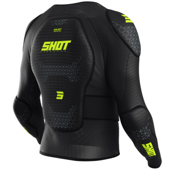 SHOT Haut Du Corps Kid Airlight Kid Nero Giallo neon