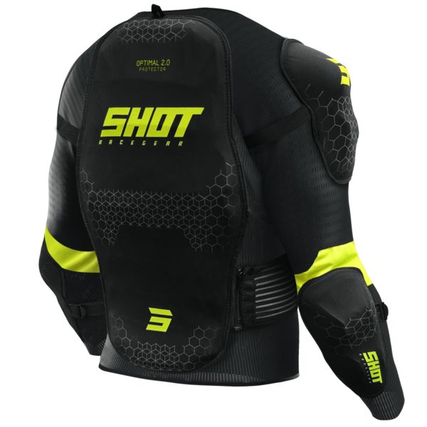 SHOT Haut Du Corps Kid Optimal Kid 2.0 Nero Giallo Neon