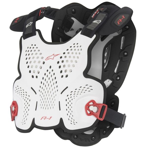 Pettorina Alpinestars A1 White Black Red
