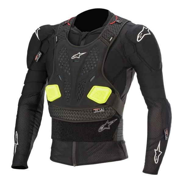 Pettorina Alpinestars Bionic Pro V2 Black Yellow Fluo