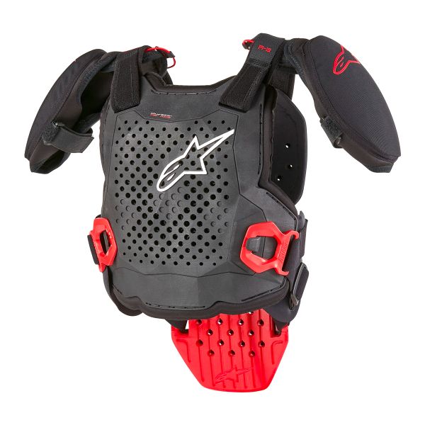 Pettorina Alpinestars A-5 S V2 Giovent Nero Bianco Rosso
