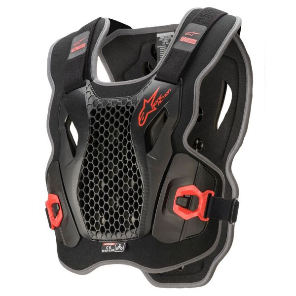 Pettorina Alpinestars Protezione toracica Bionic Action Nero Rosso