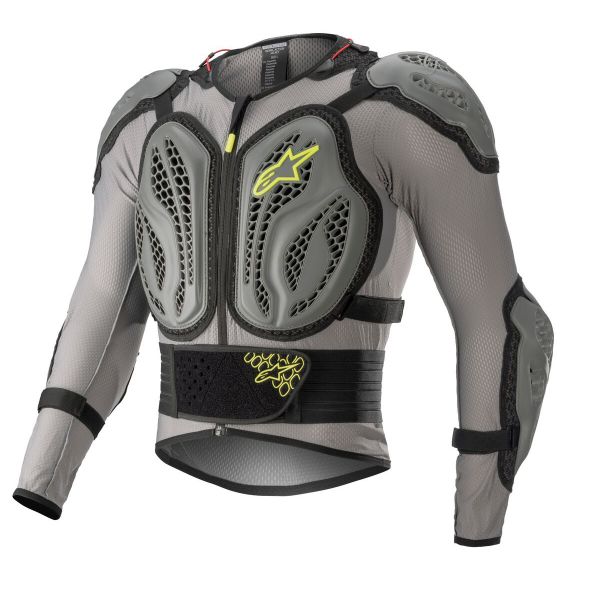 Pettorina Alpinestars Bionic Action Dark Grey Ash Yellow Fluo