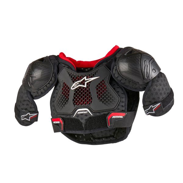Pettorina Alpinestars Bionic Action Kickstart Chest Guard Black Red Pettorina Alpinestars Bionic Action Kickstart Chest Guard Black Red