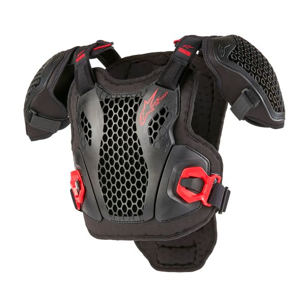 Pettorina Alpinestars Azione Bionica Giovani Nero Rosso Pettorina Alpinestars Azione Bionica Giovani Nero Rosso