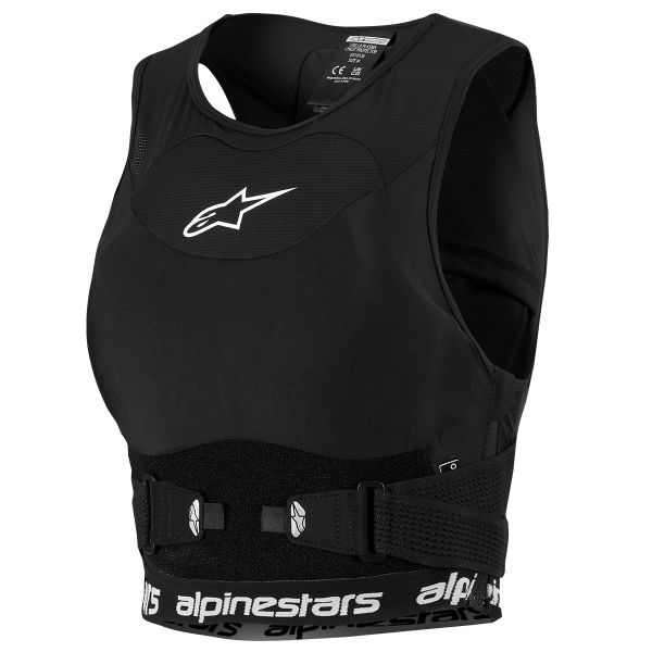 Pettorina Alpinestars Stella Plasma Chest Protector Black White Pettorina Alpinestars Stella Plasma Chest Protector Black White