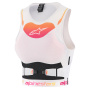 Pettorina Alpinestars Stella Plasma Chest Protector Light Lilac Fade White