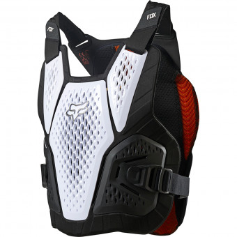 Pettorina FOX Raceframe Impact SB D3O White