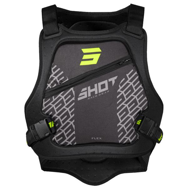 Pettorina SHOT Flex 2.0 Guard Black Neon Yellow