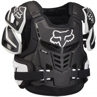 Pettorina FOX Raptor Vest Black White 018