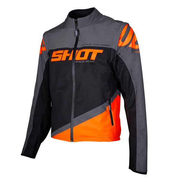 Giacca Cross SHOT Contact Black Neon Orange Giacca Cross SHOT Contact Black Neon Orange
