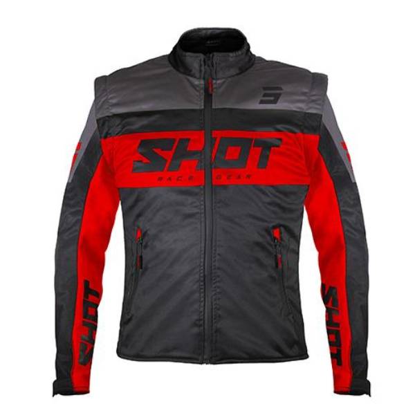 Giacca Cross SHOT Softshell Lite 3.0 Black Red