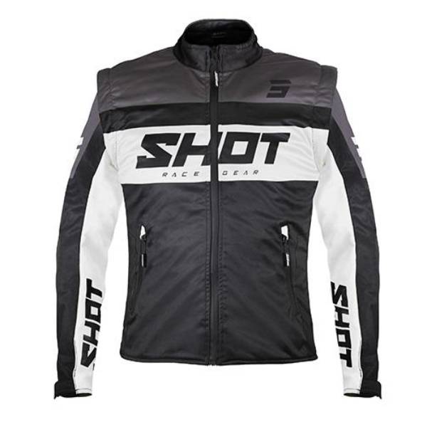 Giacca Cross SHOT Softshell Lite 3.0 Black White