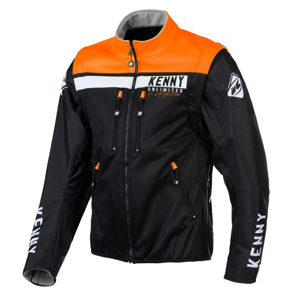 Giacca Cross Kenny Softshell Enduro Black Orange