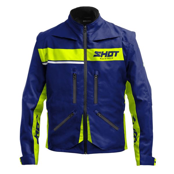Giacca Cross SHOT Contact Assault 2.0 Blue Neon Yellow