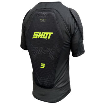 SHOT Airlight - Maglietta nera giallo neon