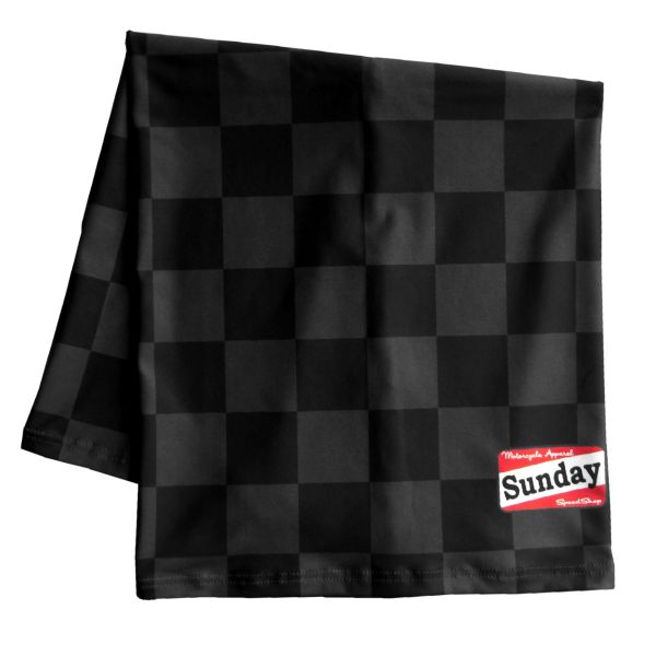 Sciarpa e scaldacollo Sunday SpeedShop A Scacchiera Nero Sciarpa e scaldacollo Sunday SpeedShop A Scacchiera Nero