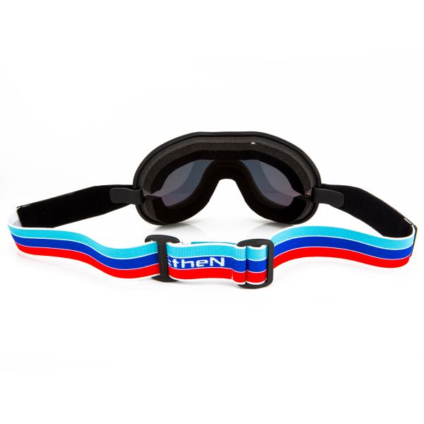 Ethen Maschera Cafe Racer Azzurra Blu Rossa
