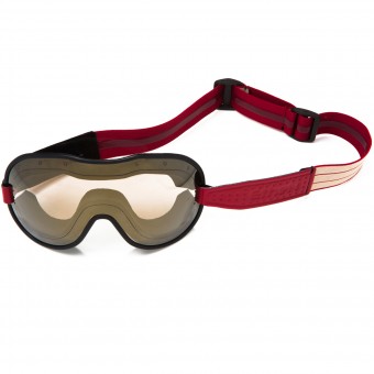 Maschera Moto Ethen Maschera Cafe Racer Bordeaux Beige