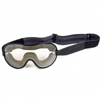 Maschera Moto Ethen Maschera Cafe Racer Nera Grigia