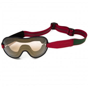 Maschera Moto Ethen Maschera Cafe Racer Verde Bordeaux