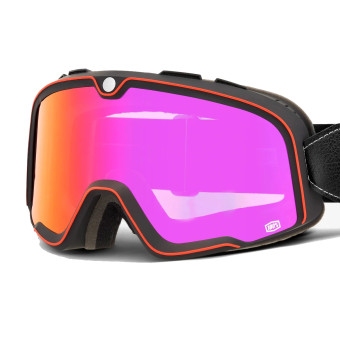 100% Barstow Erban - Visiera Mirror Dark Rossa