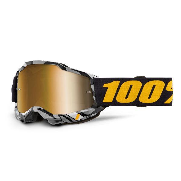 Maschera Cross 100% Accuri 2 Ambush - Iridium Gold Maschera Cross 100% Accuri 2 Ambush - Iridium Gold