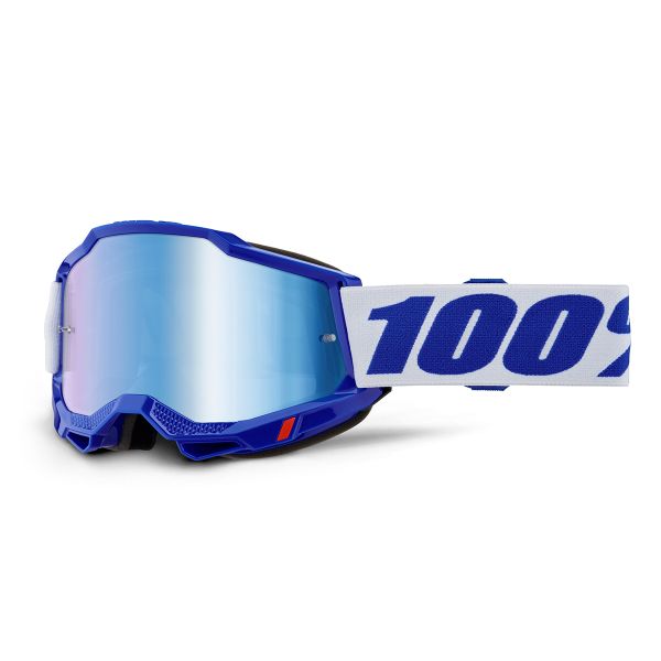 Maschera Cross 100% Accuri 2 Blue - Iridium Blue