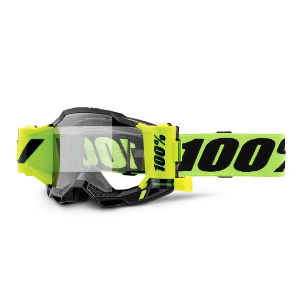 Maschera Cross 100% Accuri 2 Forecast Neon Yellow