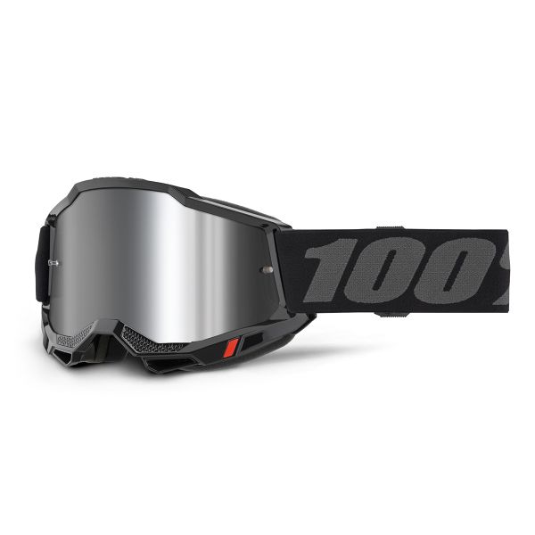 Maschera Cross 100% Accuri 2 Black - Iridium Silver