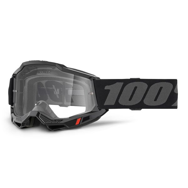 Maschera Cross 100% Accuri 2 OTG Black Grey Maschera Cross 100% Accuri 2 OTG Black Grey