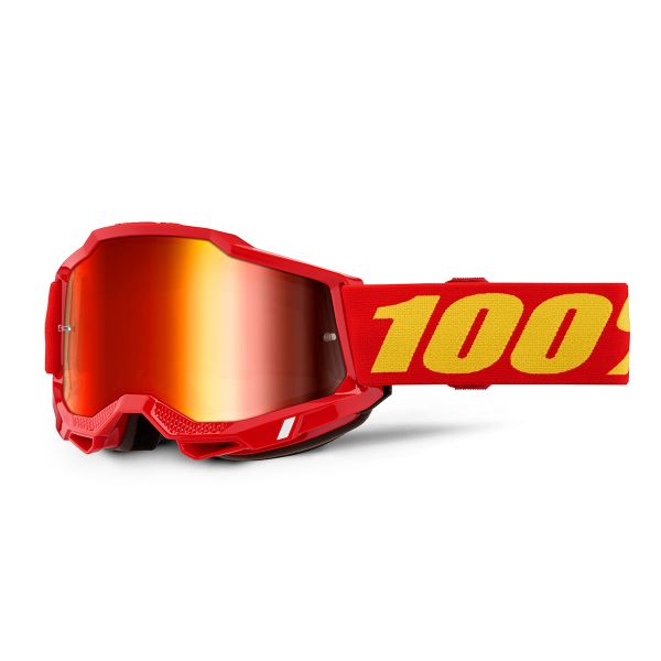 Maschera Cross 100% Accuri 2 Red - Iridium Red Maschera Cross 100% Accuri 2 Red - Iridium Red