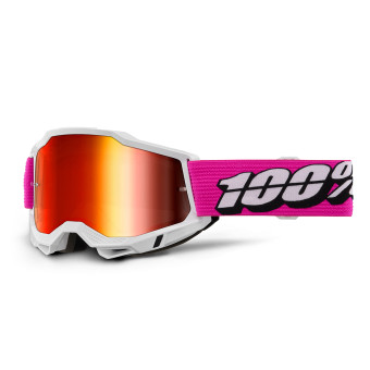 Maschera Cross 100% Accuri 2 Roy - Iridium Red Maschera Cross 100% Accuri 2 Roy - Iridium Red