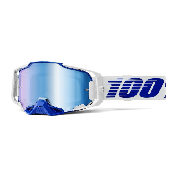 Maschera Cross 100% Armega Blue - Iridium Blue Maschera Cross 100% Armega Blue - Iridium Blue