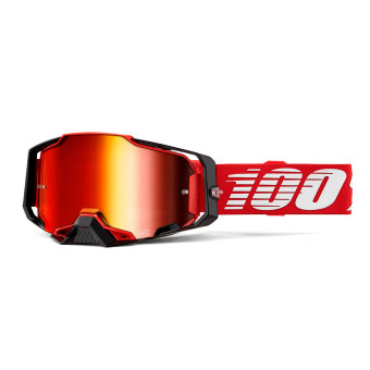 Maschera Cross 100% Armega Red - Iridium Red Maschera Cross 100% Armega Red - Iridium Red