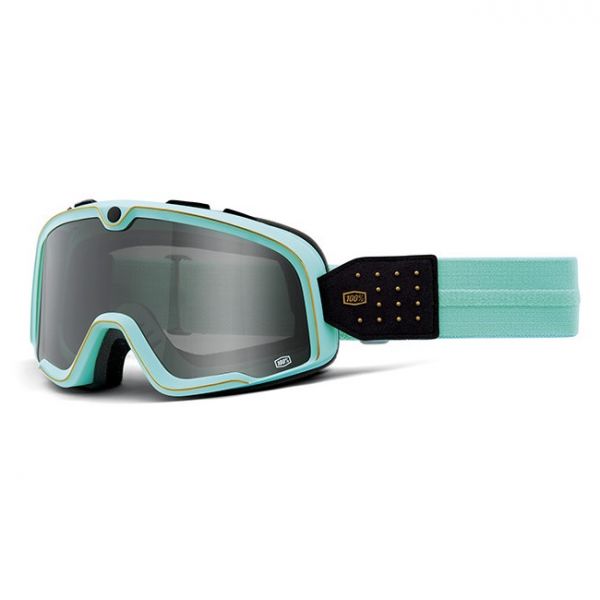 Maschera Moto 100% Barstow Cardif - Visiera fume Maschera Moto 100% Barstow Cardif - Visiera fume