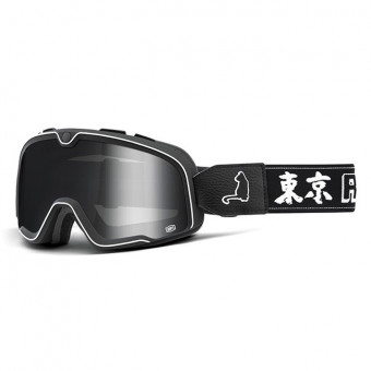 Maschera Moto 100% Barstow Roar Japan - Visiera Flash Argento Maschera Moto 100% Barstow Roar Japan - Visiera Flash Argento