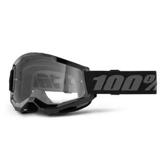 Maschera Cross 100% Strata 2 Kid Black Maschera Cross 100% Strata 2 Kid Black